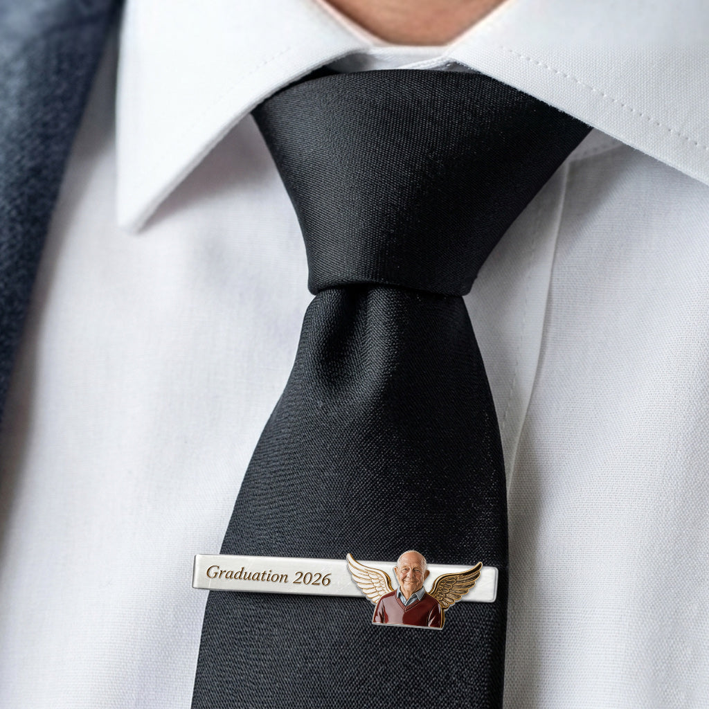 I'm Always With You - Personalized Memorial Tie Clip