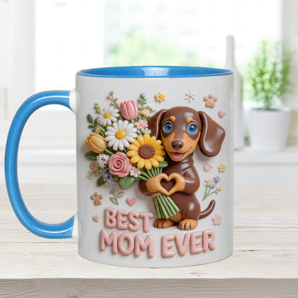 Custom Any Photo - Personalized Dog Accent Mug & Coaster