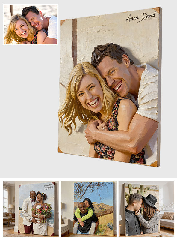 I Love You - Personalized Couple Canvas And Poster
