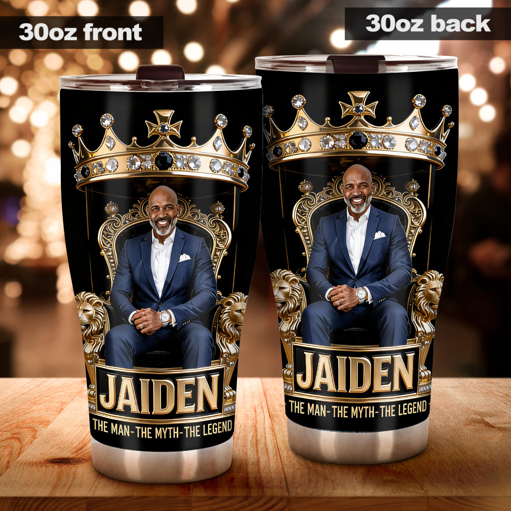 Custom Any Photo The Best Dad/Grandpa/Uncle... - Personalized Father Tumbler