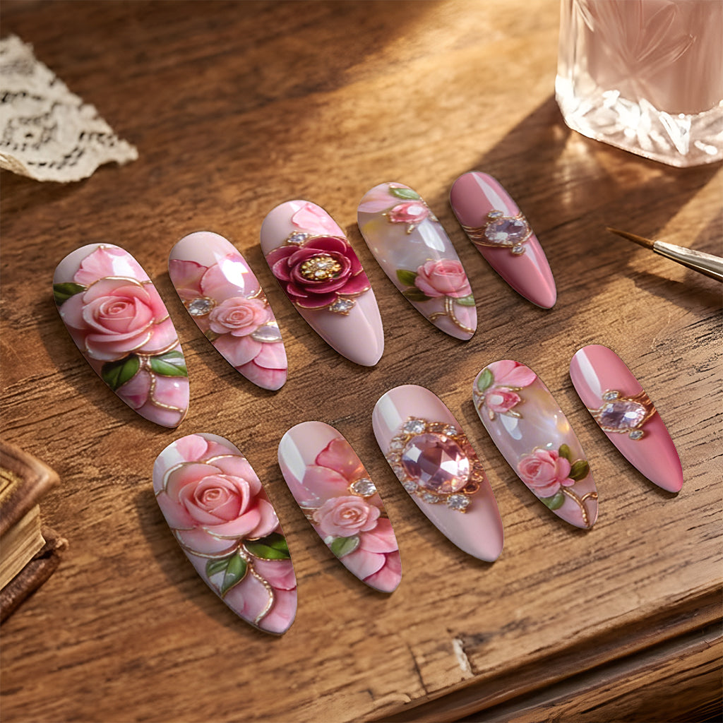 Custom Any Flower Type - Personalized Flower Lover Press On Nails