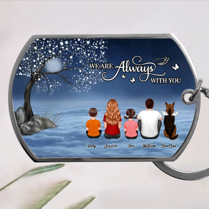 Butterfly I Am Always With You Memorial Personalized Poster or Keychain or Ornament or Plaque