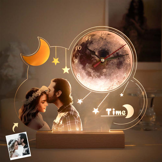 Any Photos - Personalized Couple Photo Clock