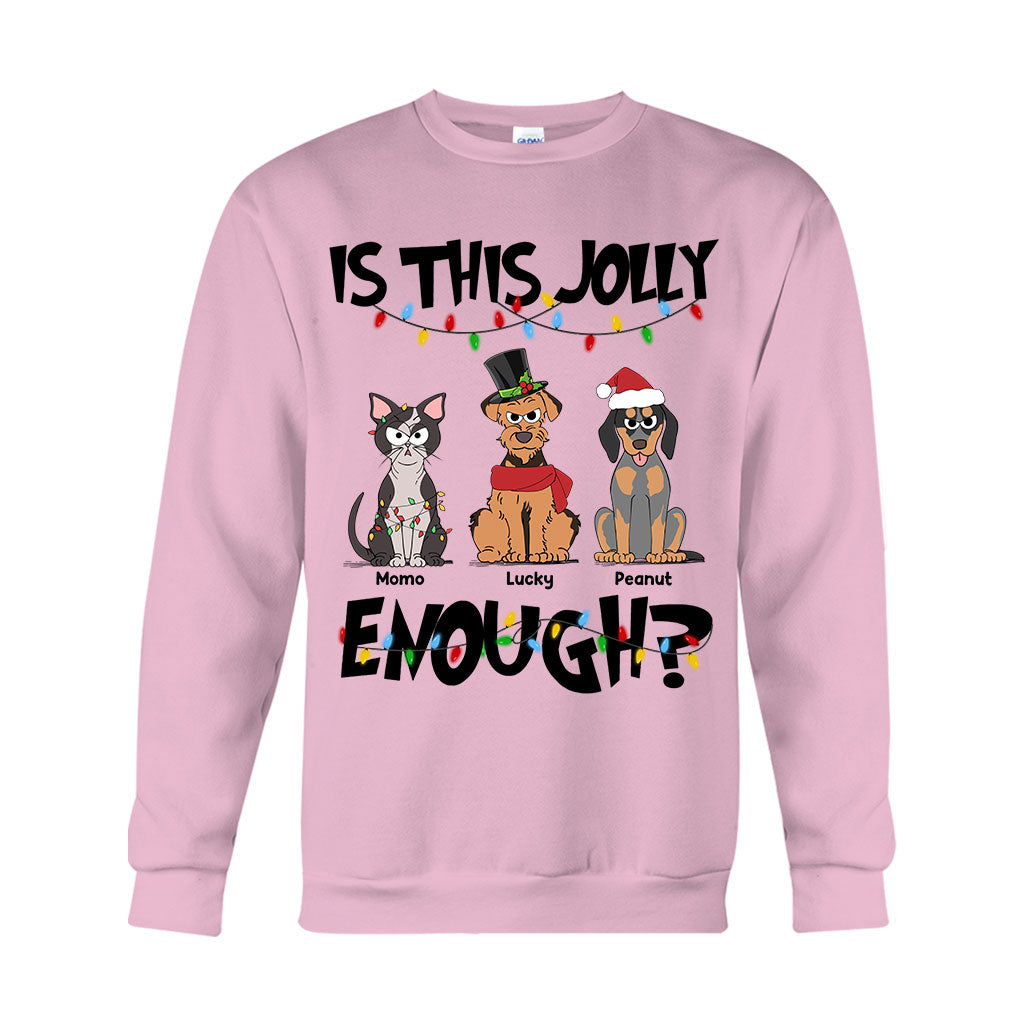 Is This Jolly Enough - Personalized Dog T-shirt And Hoodie