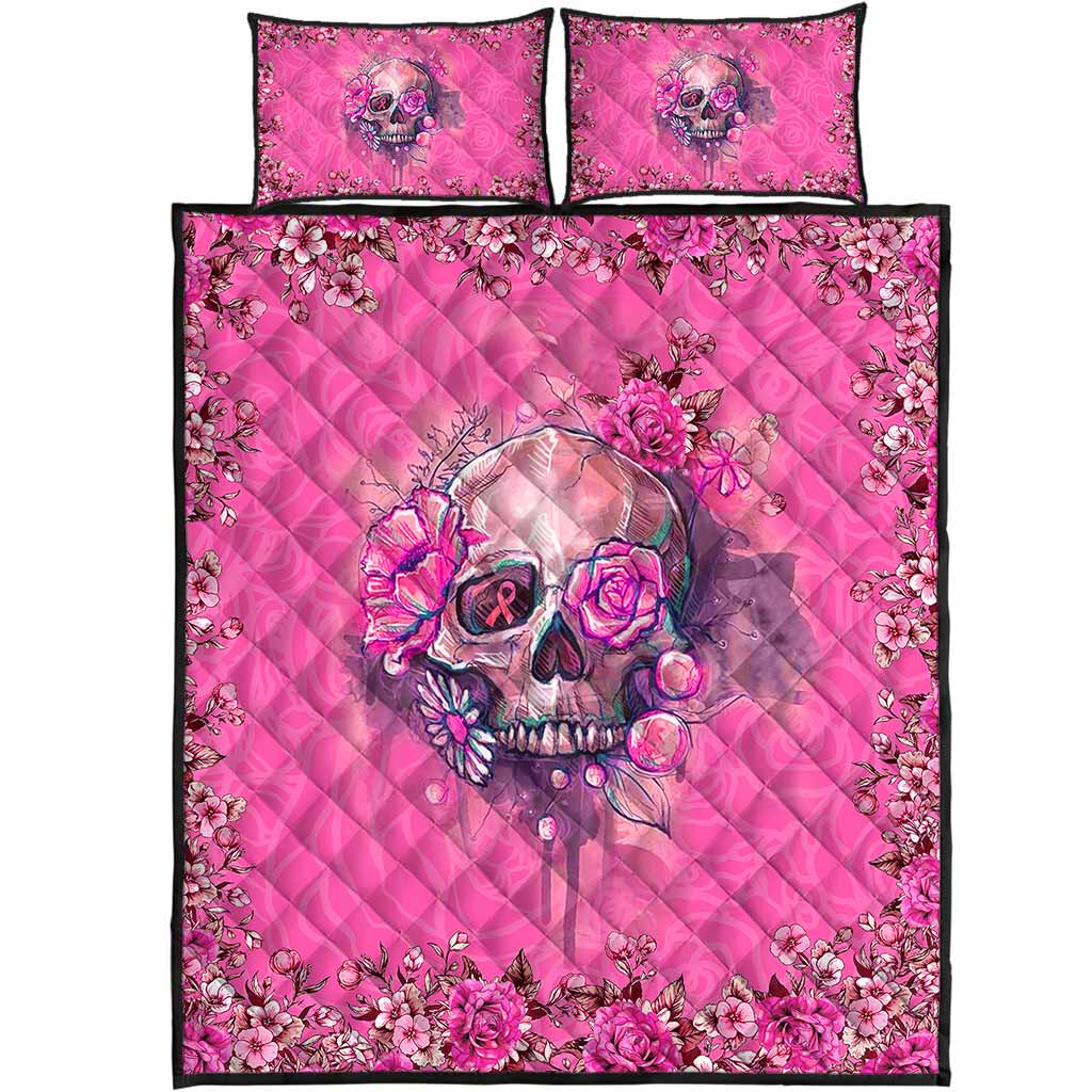 Breast Cancer Awareness Quilt Bed Set