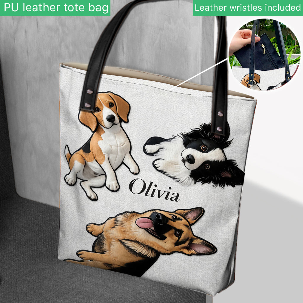 Furry Friends Tote - Personalized Dog Tote Bag