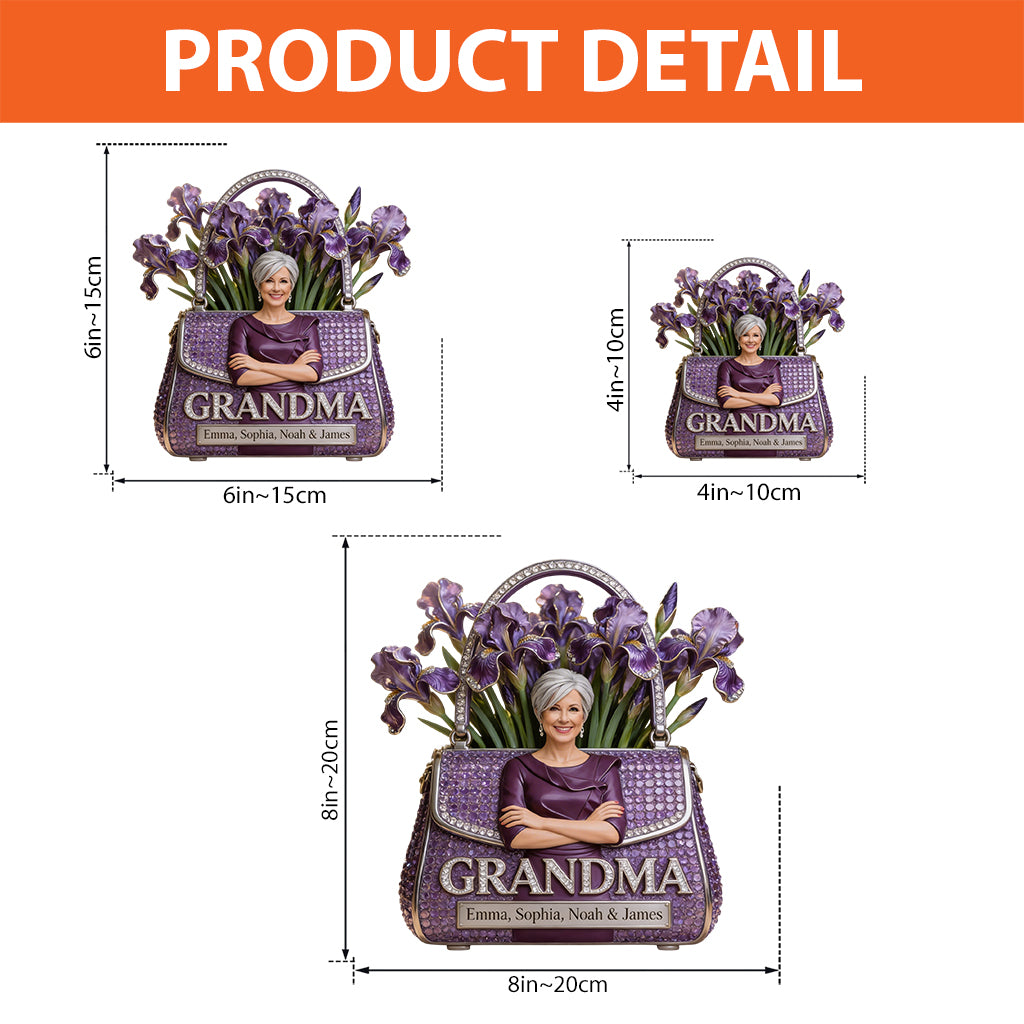 Cutsom Any Photo - Personalized Grandma Custom Shaped Acrylic Plaque