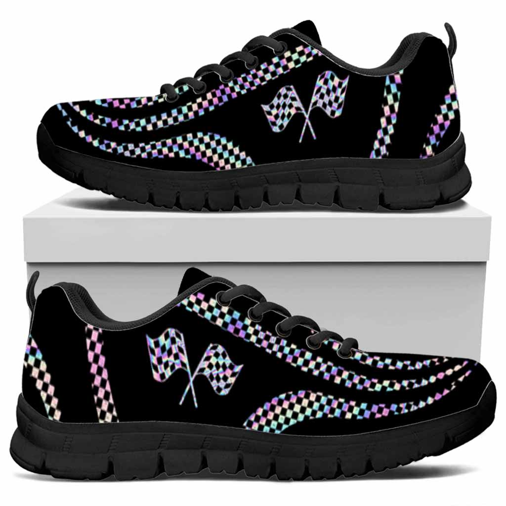 Just A Girl Who Loves Racing Sneakers