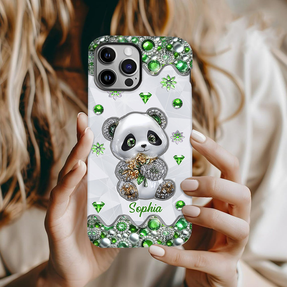 Just A Girl Who Loves Pandas - Personalized Panda Lover Full Print Phone Case