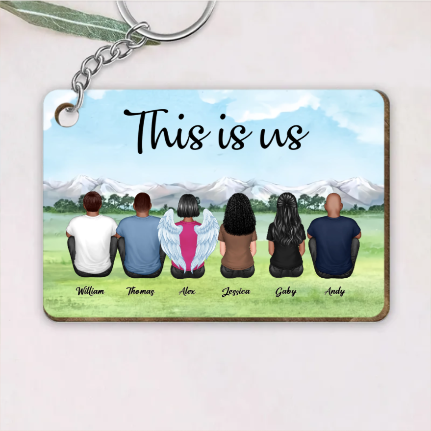 Personalized Brothers & Sisters Forever Wallet Card, Keychain, Poster or Canvas, Plaque, Ornament- Perfect Gift for Siblings, Memorial Keepsake