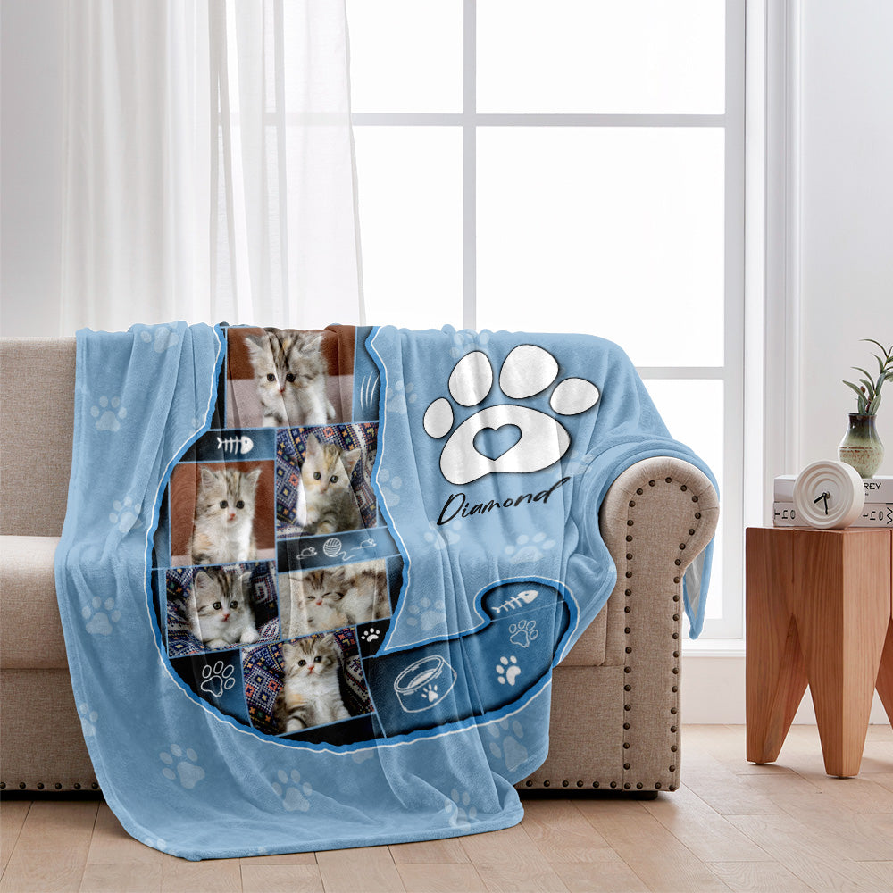 Cat Lover - Personalized Cat Blanket