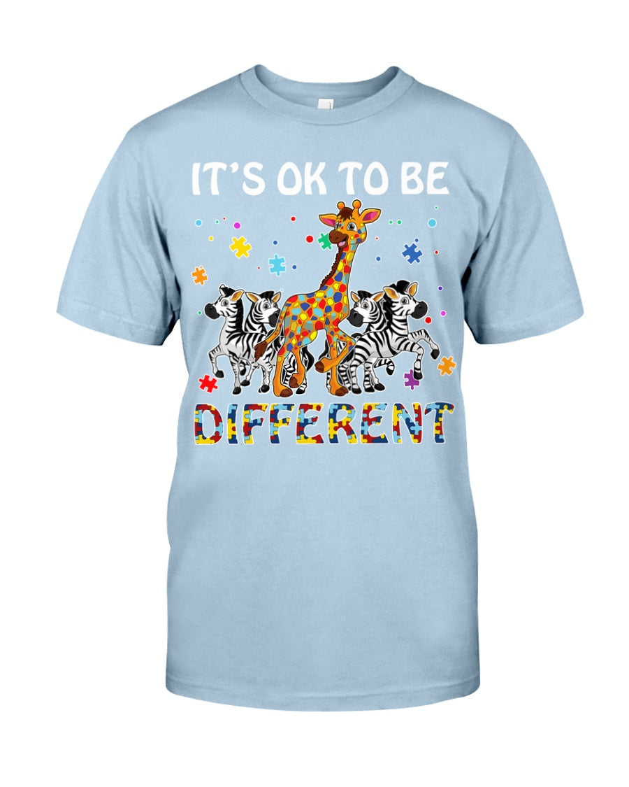 It's Ok To Be Different - Autism Awareness T-shirt and Hoodie 0921
