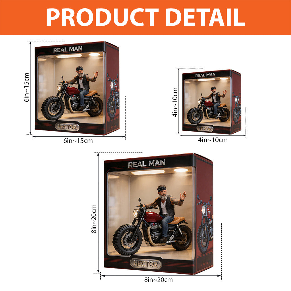 Custom Any Photo, Any Vehicle - Personalized Biker Custom Shaped Acrylic Plaque