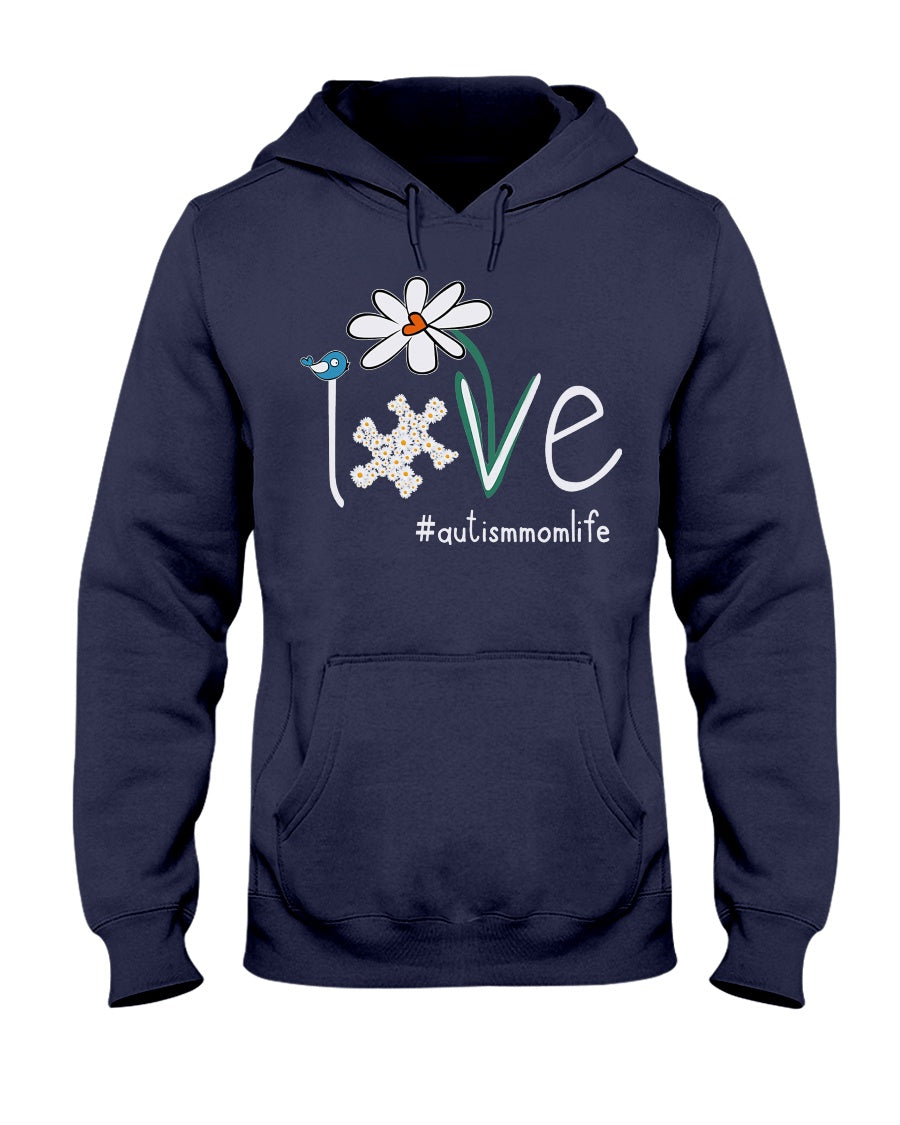 A Big Piece Of My Heart Has Autism - Autism Awareness T-shirt and Hoodie 0921