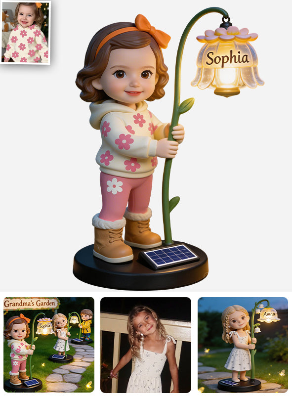 Grandma's Garden - Personalized Grandma Garden Solar Light
