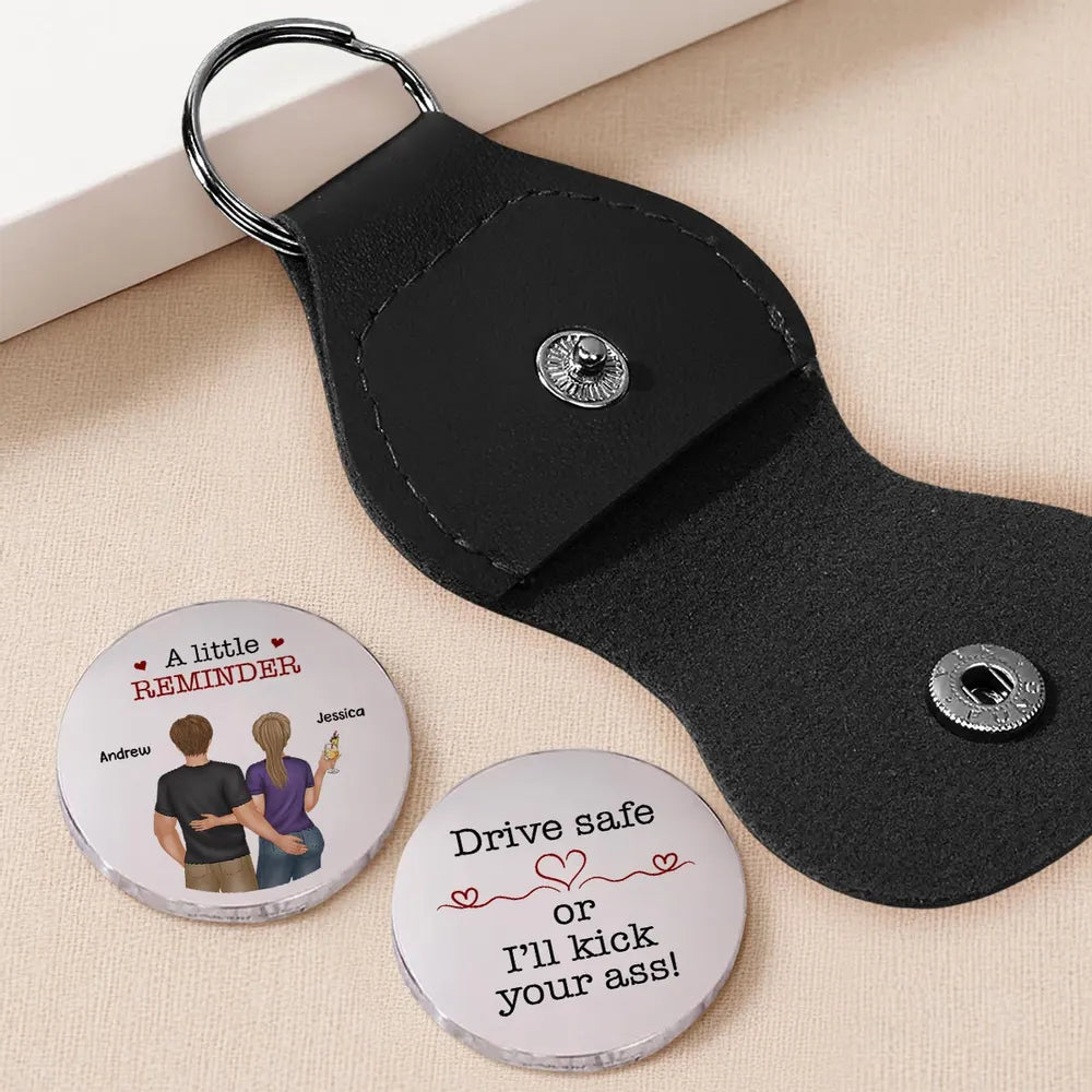 Personalized Pocket Hug Keepsake Token, Drive Safe Reminder for Him, Funny Love Gift for Boyfriend or Husband