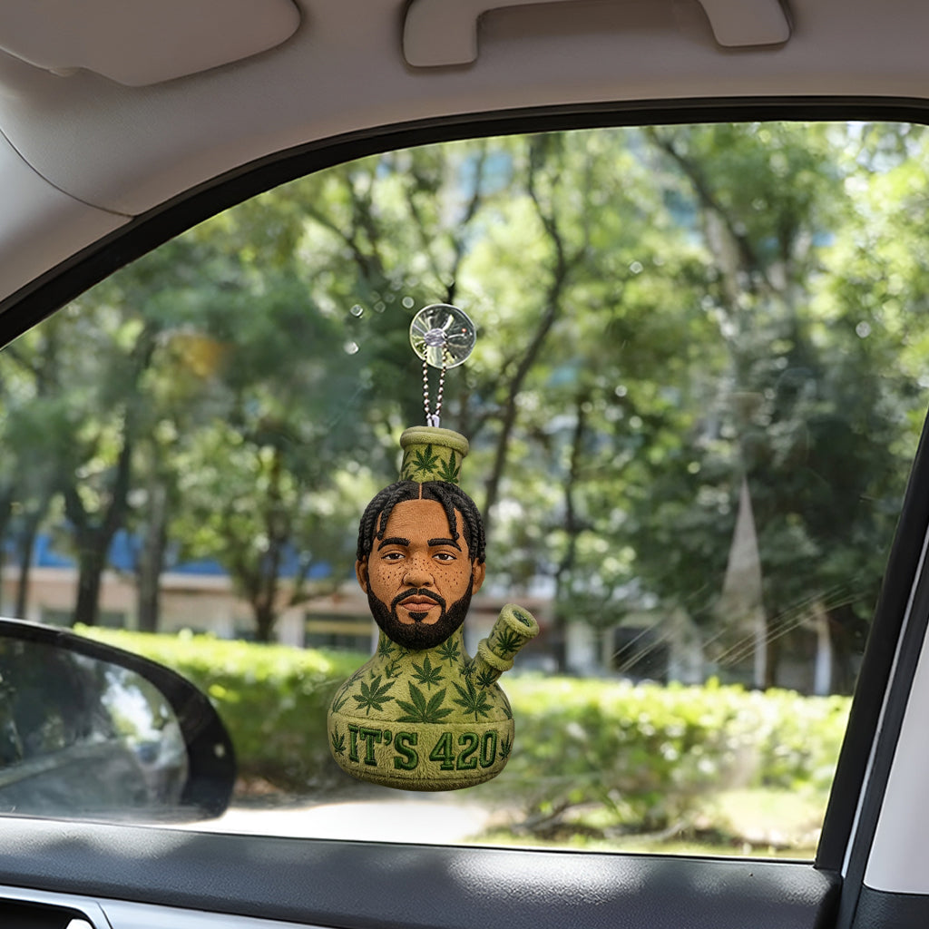Any Photo Funny 420 Gift - Personalized Weed Plush Keychain