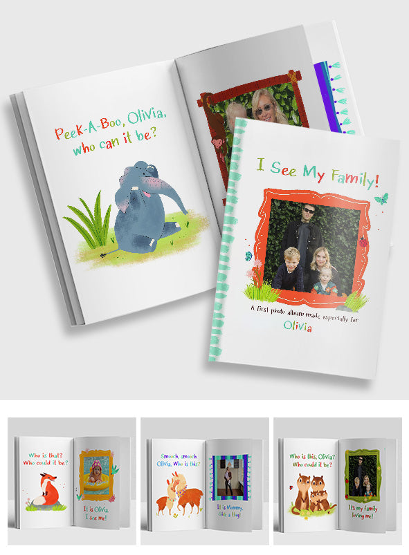 I See My Family - Personalized Kid Personalized Book