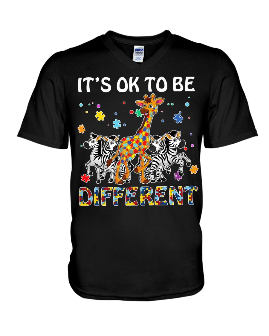 It's Ok To Be Different - Autism Awareness T-shirt and Hoodie 0921