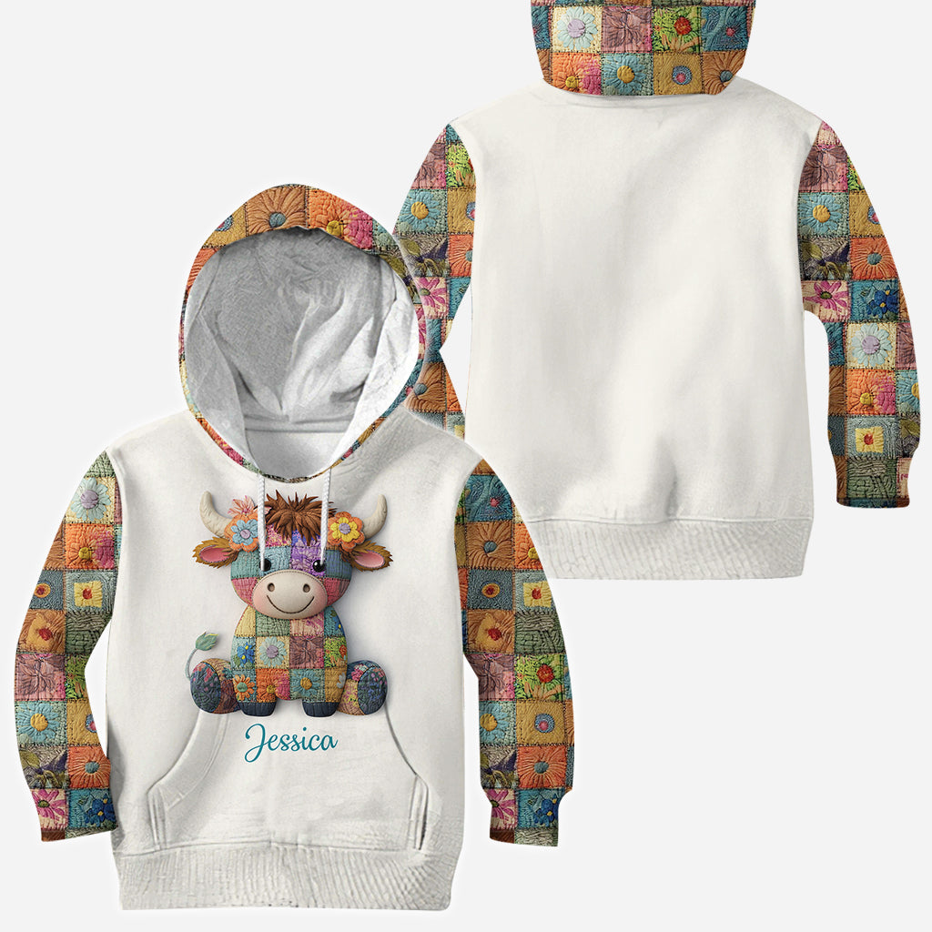 Just A Girl Who Loves Highland Cows - Personalized Highland Cow All Over Shirt
