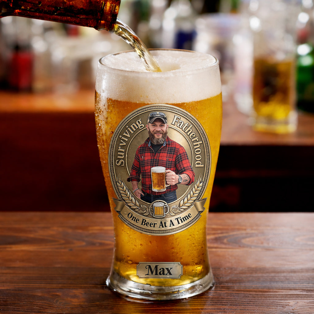 Dad Fuel - Personalized Father Beer Pint