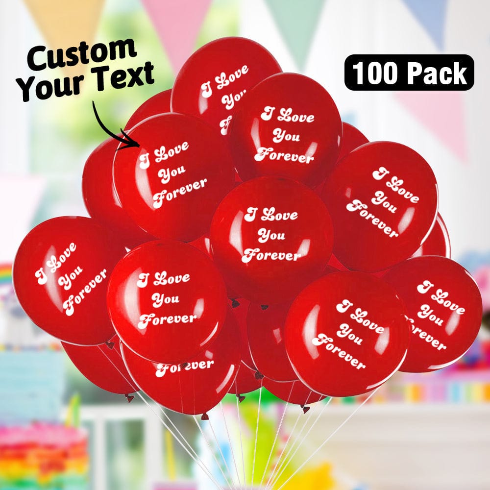 I Love You - Personalized Couple Romantic Balloons