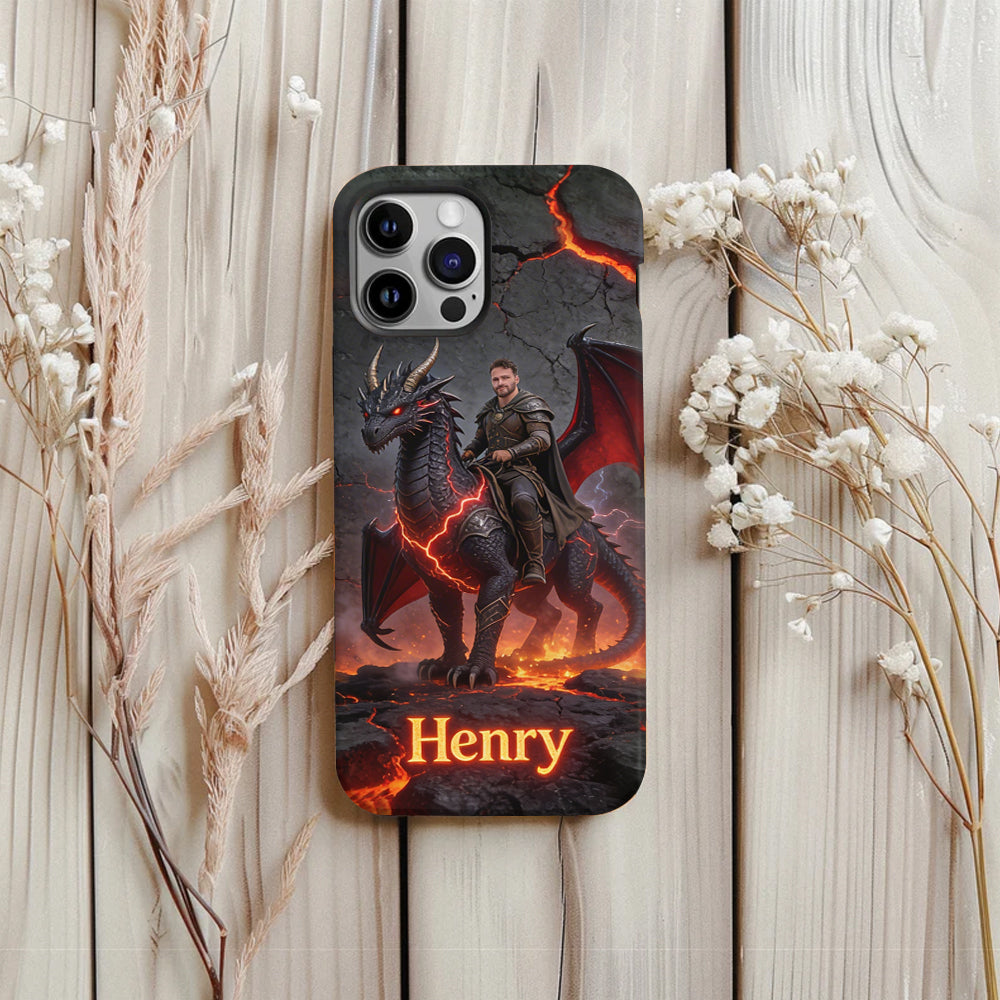 Flying With The Dragon - Personalized Dragon Full Print Phone Case