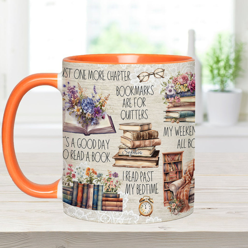 Just One More Chapter - Personalized Book Accent Mug