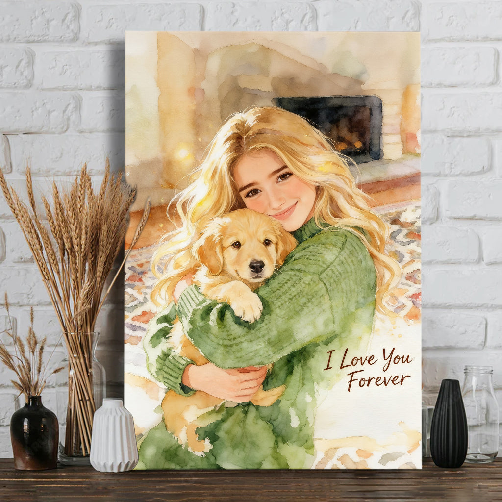 Custom Any Photo - Personalized Dog Canvas And Poster