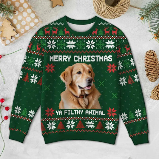 Personalized Sweatshirt for Dog Lovers – Custom Christmas Gift for Your Furry Friend, Perfect for Holiday Memories