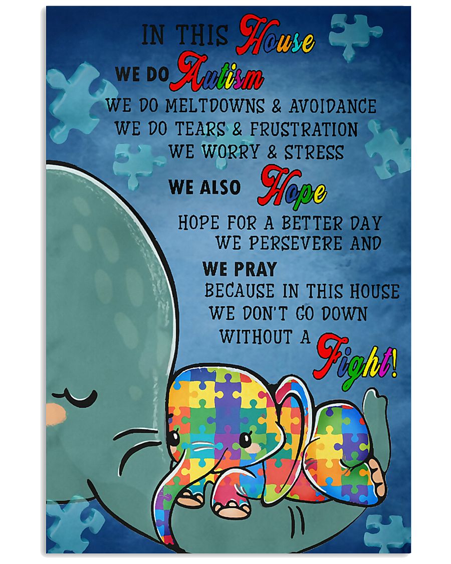 Autism We Hope For A Better Day - Autism Awareness Poster 0921
