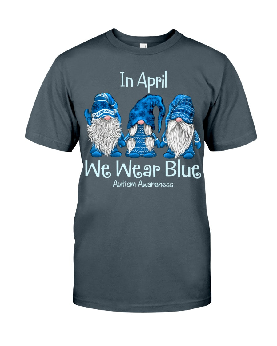 In April We Wear Blue - Autism Awareness T-shirt and Hoodie 0921