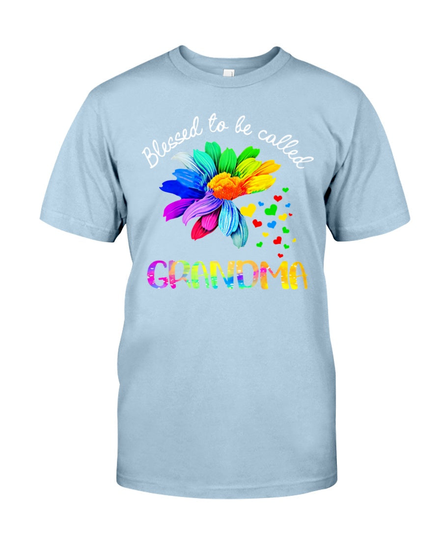 Blessed To Be Called Grandma - Autism Awareness T-shirt and Hoodie 0921