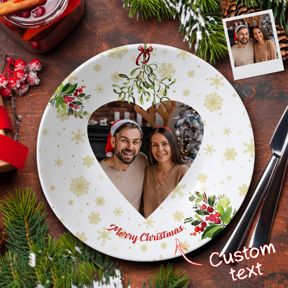 Christmas Dinner Plate - Personalized Family Plate