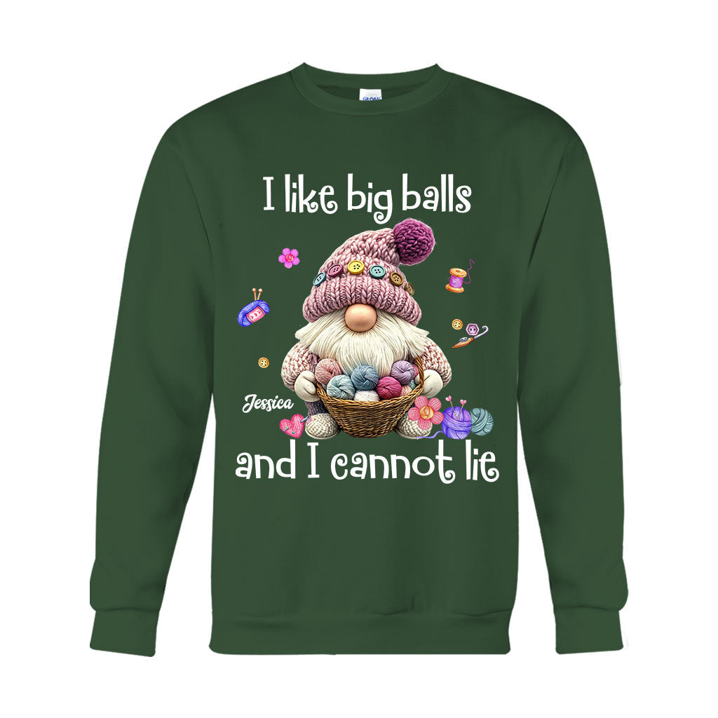 I Like Big Balls And I Cannot Lie - Personalized Crocheting T-shirt And Hoodie