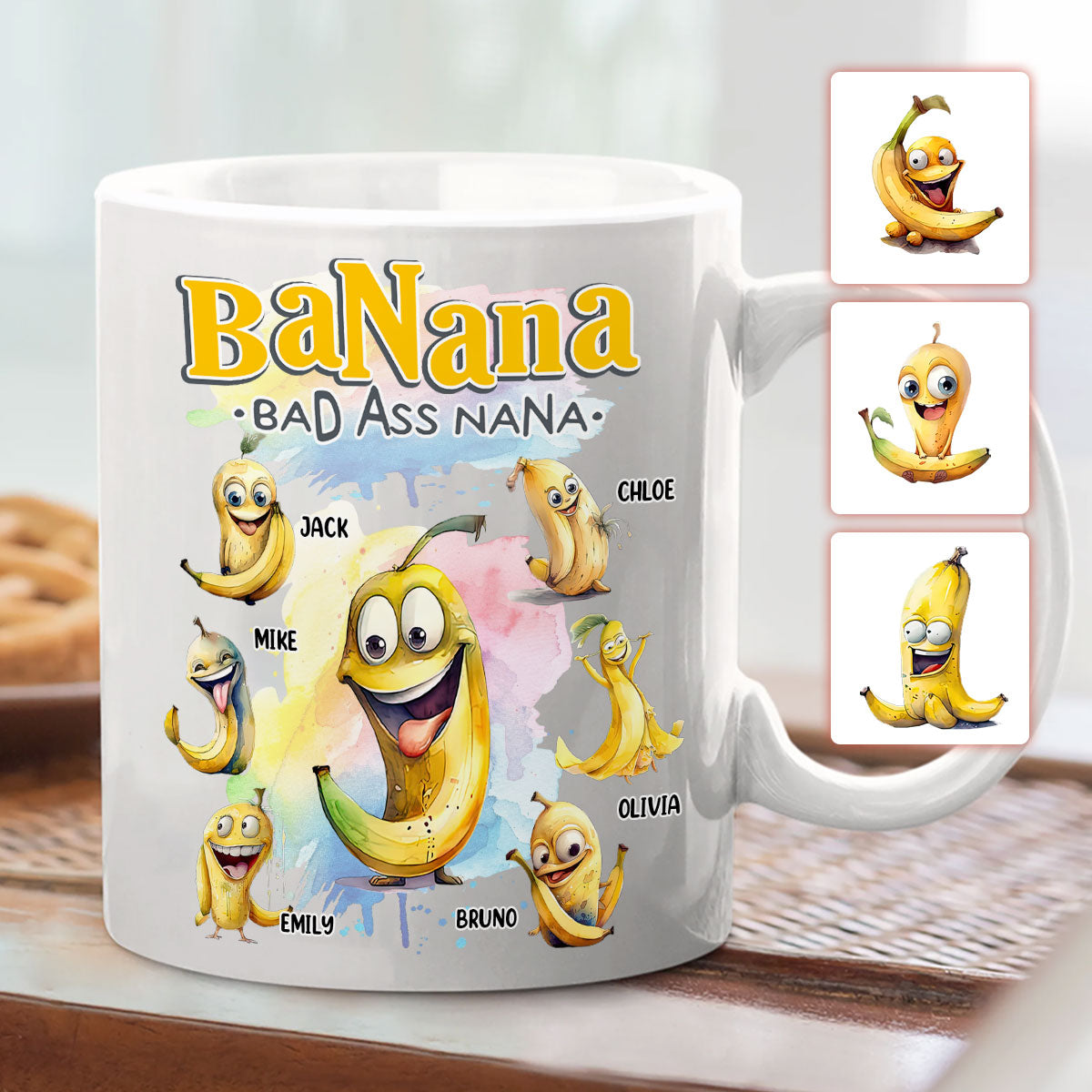 Banana Grandma - Personalized Grandma Mug