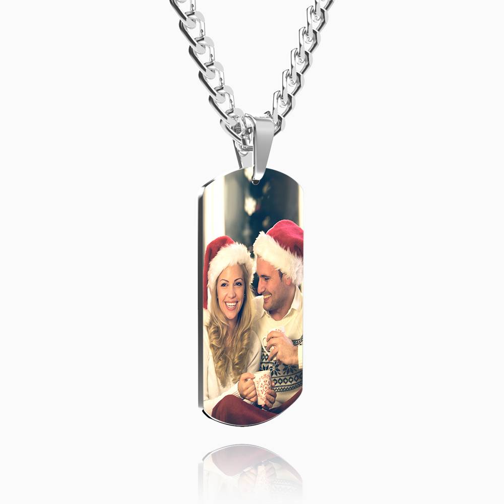 Any Photo - Personalized Military Dog Tags Necklace