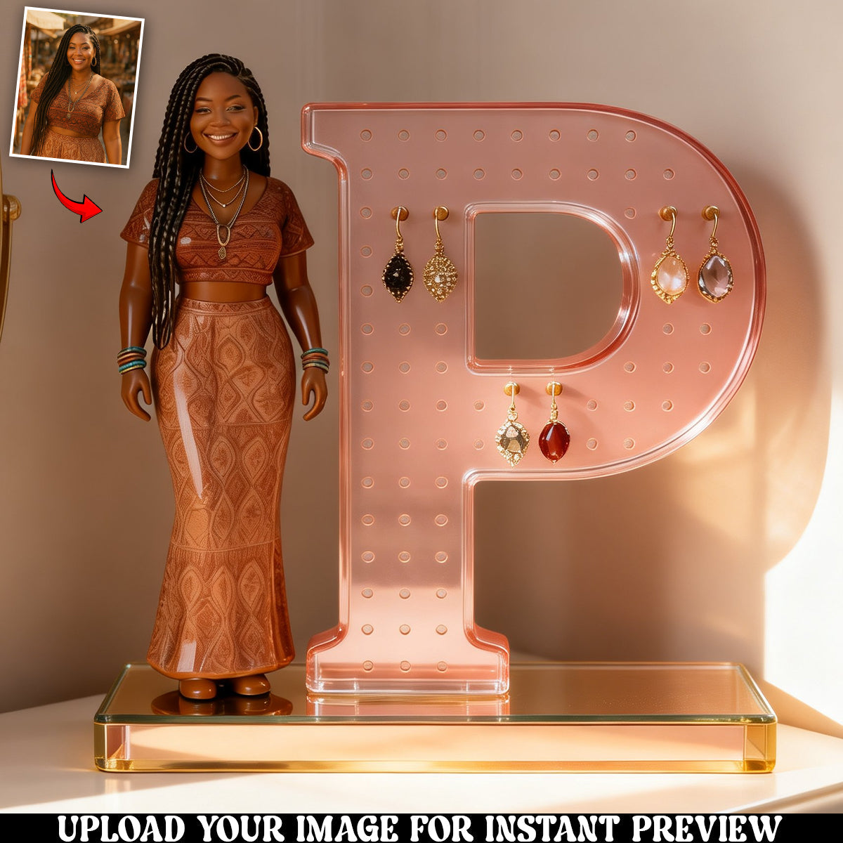 Free Spirit - Personalized Hippie Jewelry Holder