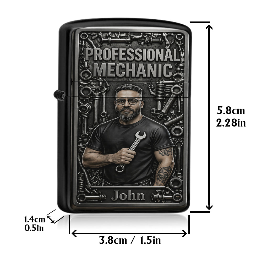 Garage Boss - Gift For Husband, For Father - Personalized Mechanic Lighter
