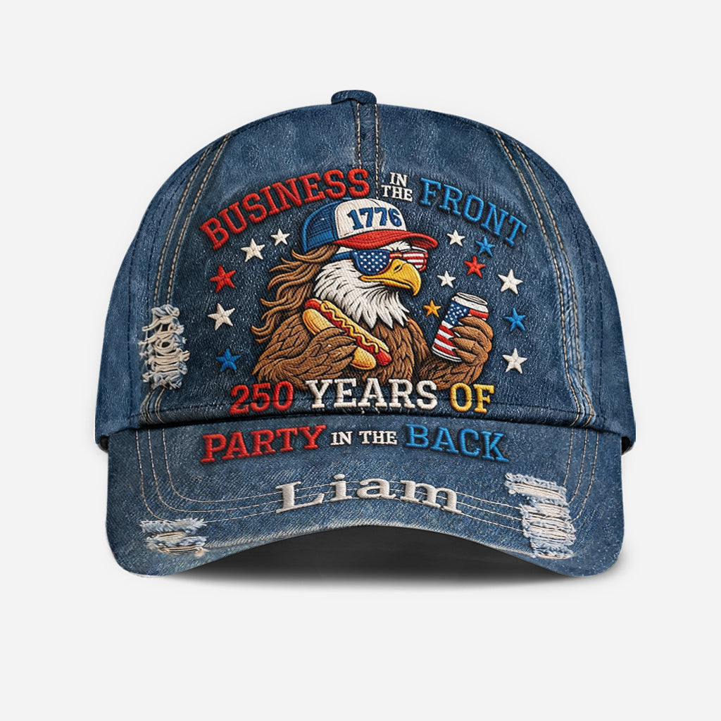 Business in the Front Party - Personalized Patriot Classic Cap