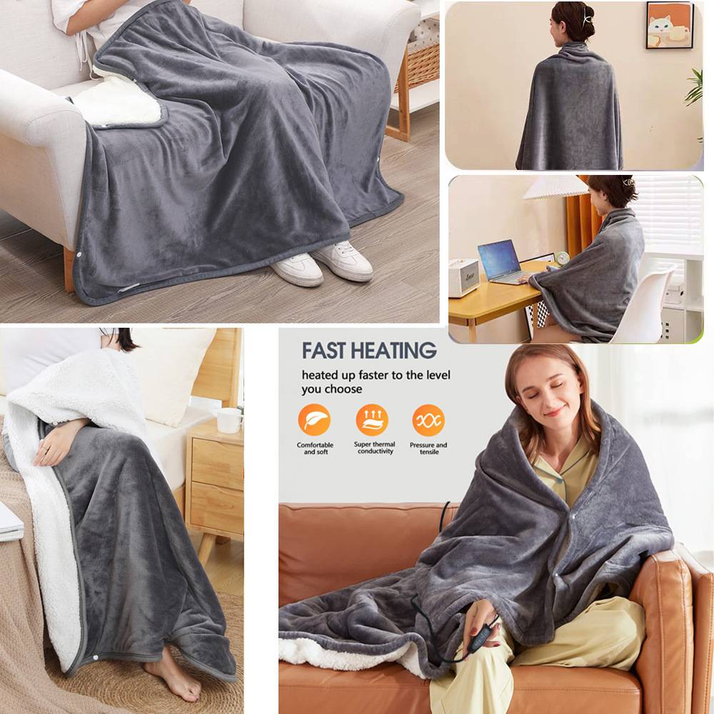 Electric Heated - Portable Heating Blanket
