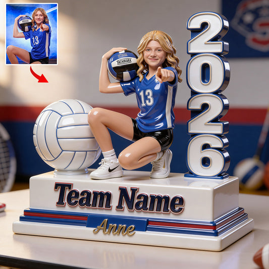 Any Sport - Football, Basketball, Volleyball... - Personalized Football Custom Shaped Acrylic Plaque