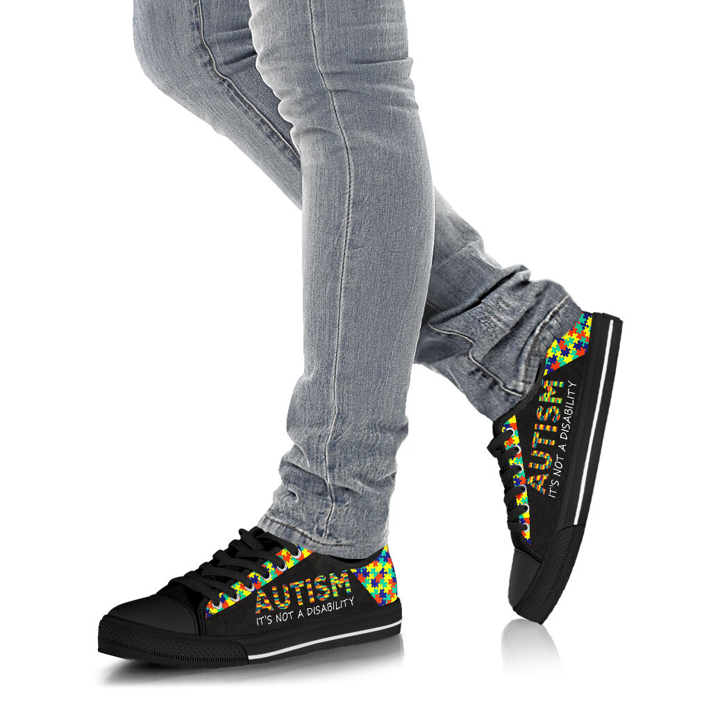 Autism It's Not A Disability Autism Awareness Low Top Shoes 0622