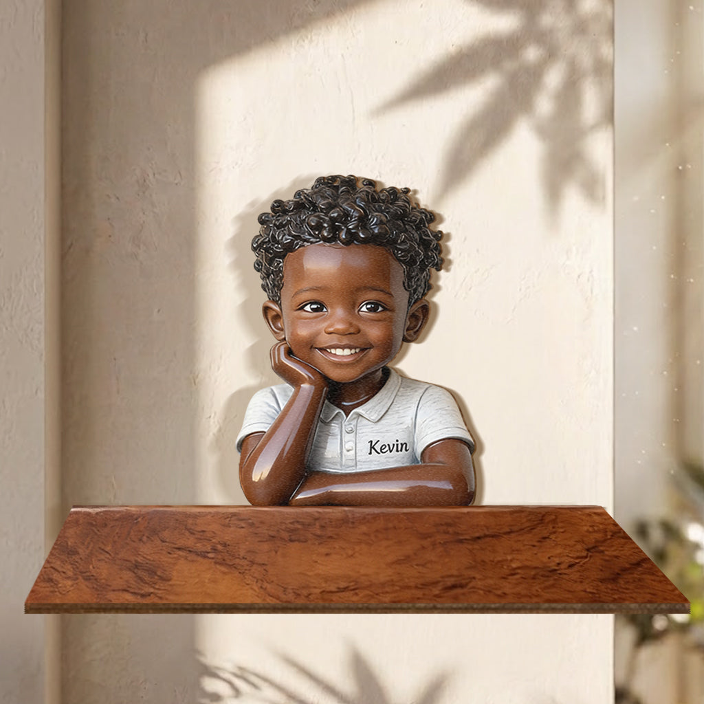 Little Dreamer - Personalized Kid Wooden Floating Shelf