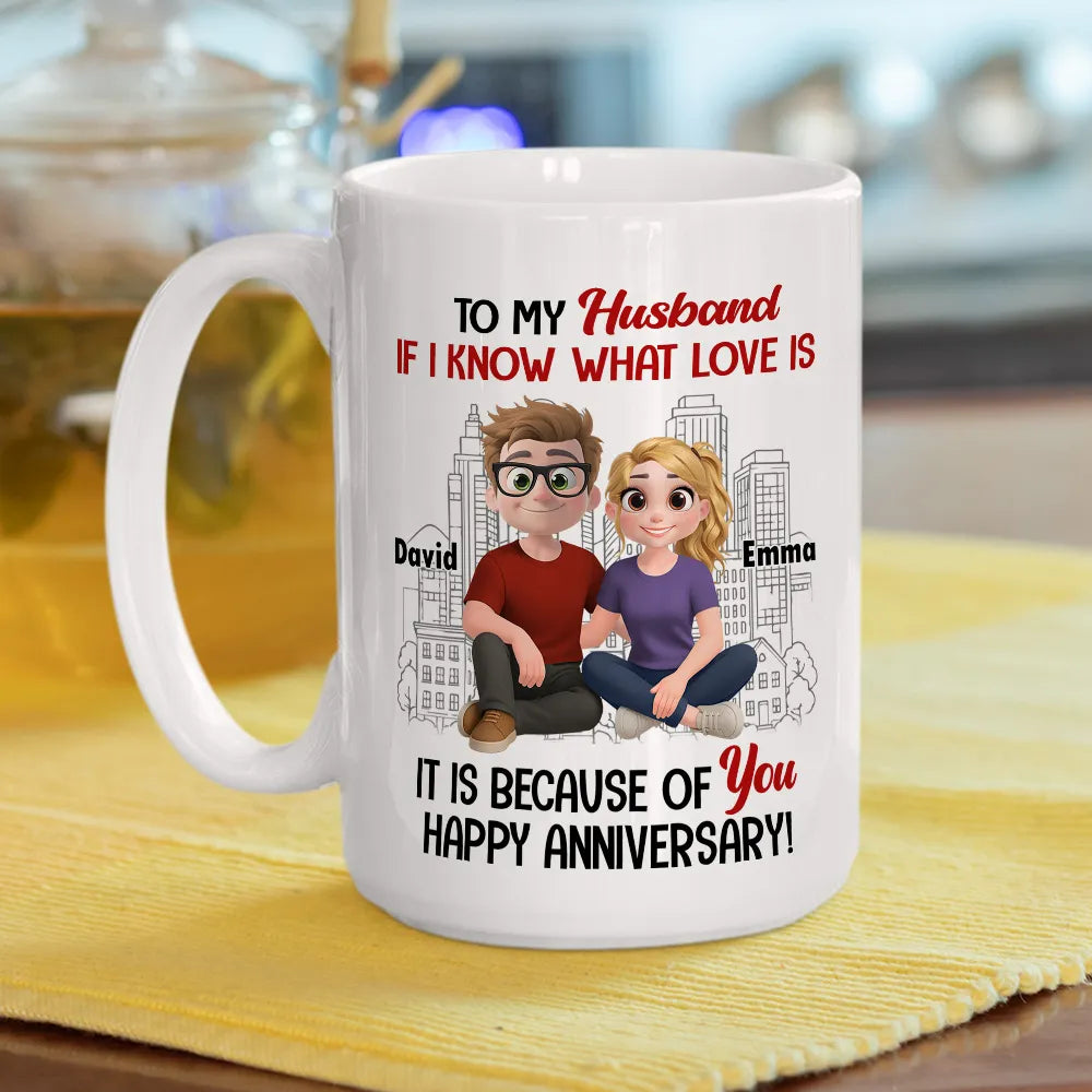 Personalized Cup with Custom Design for Anniversary Gift