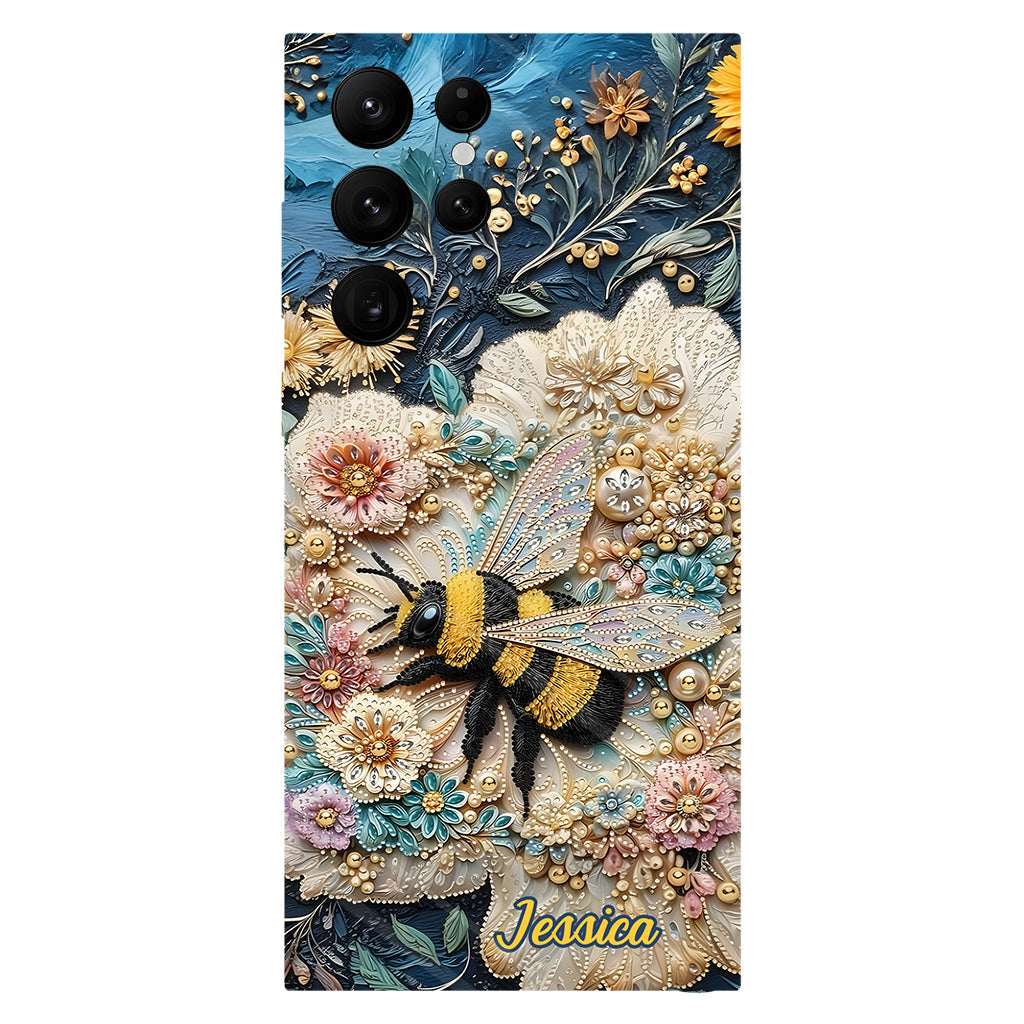 Bee Kind - Personalized Bee Full Print Phone Case