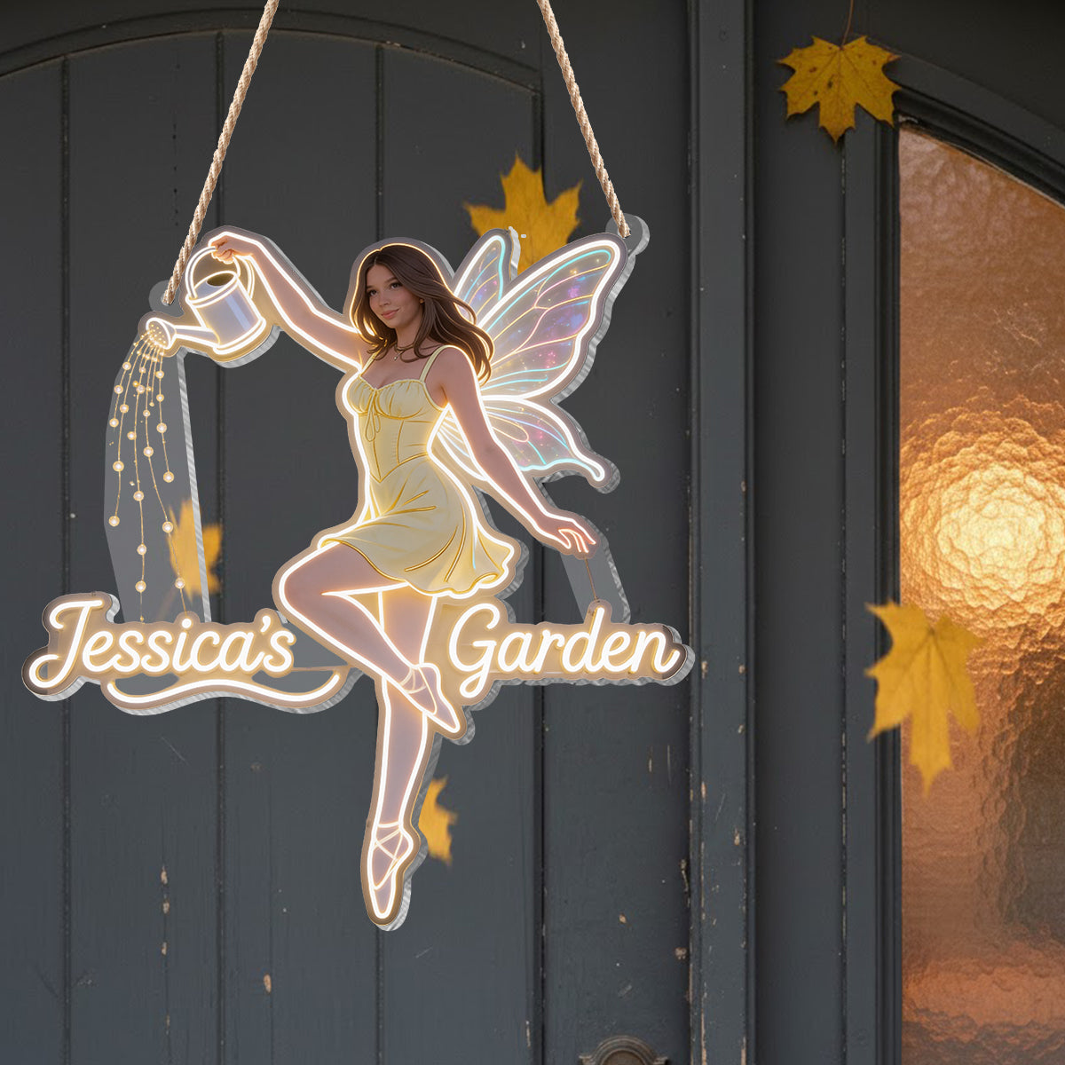 Fairy Garden - Personalized Gardening LED Light Acrylic Sign