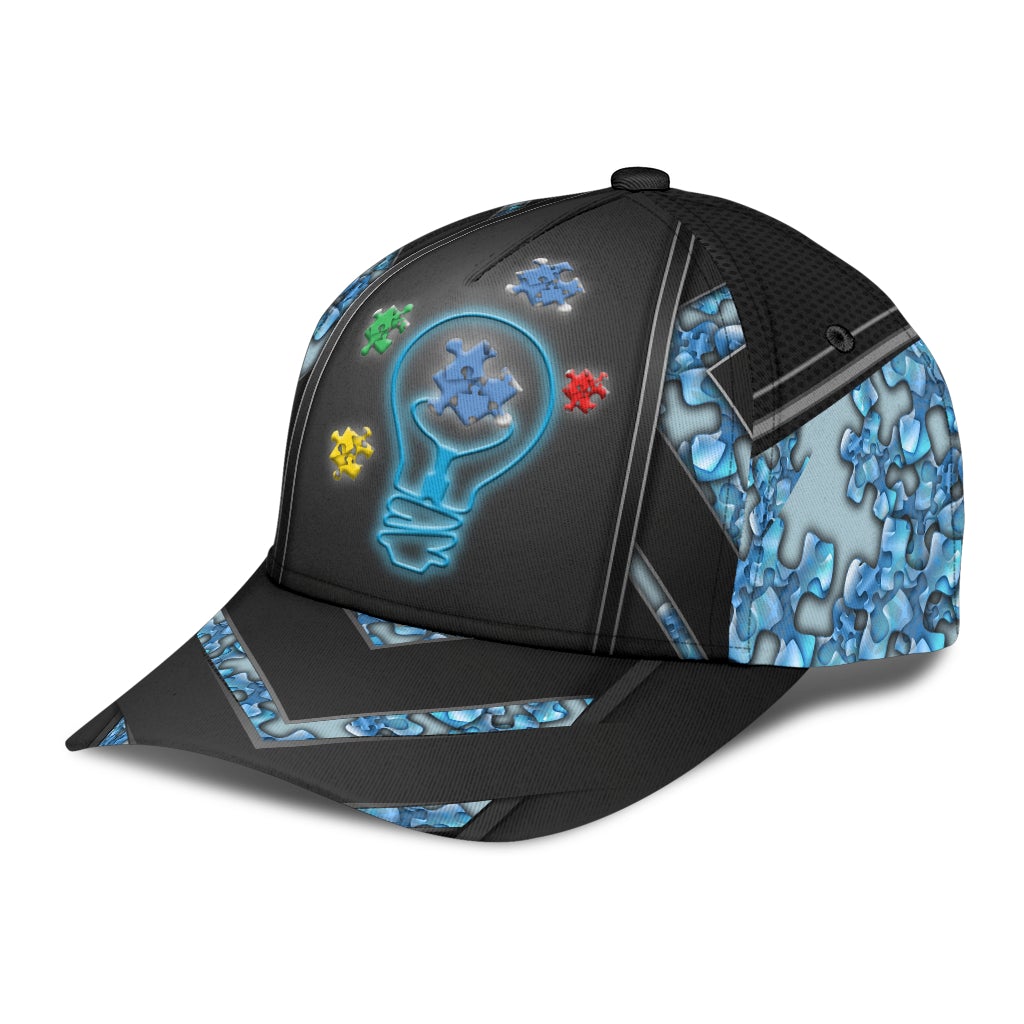 Blue Autism Awareness - Autism Awareness Classic Cap 0921