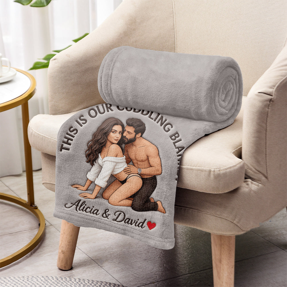 I Love You Forever - Personalized Spicy Couple Blanket