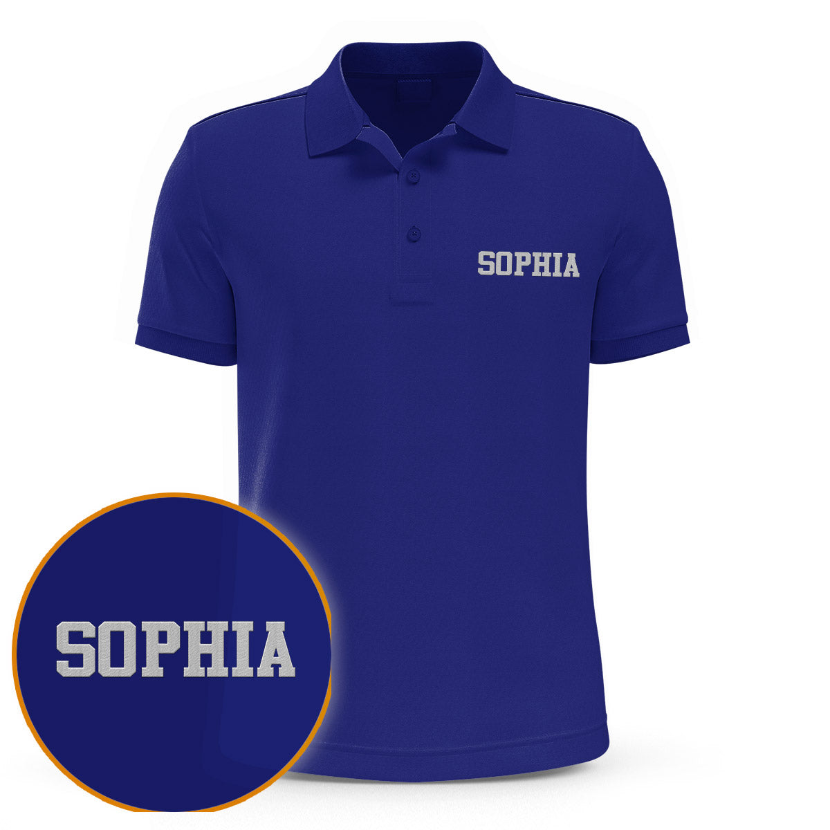 Custom Name - Personalized Daughter Embroidered Polo Shirt